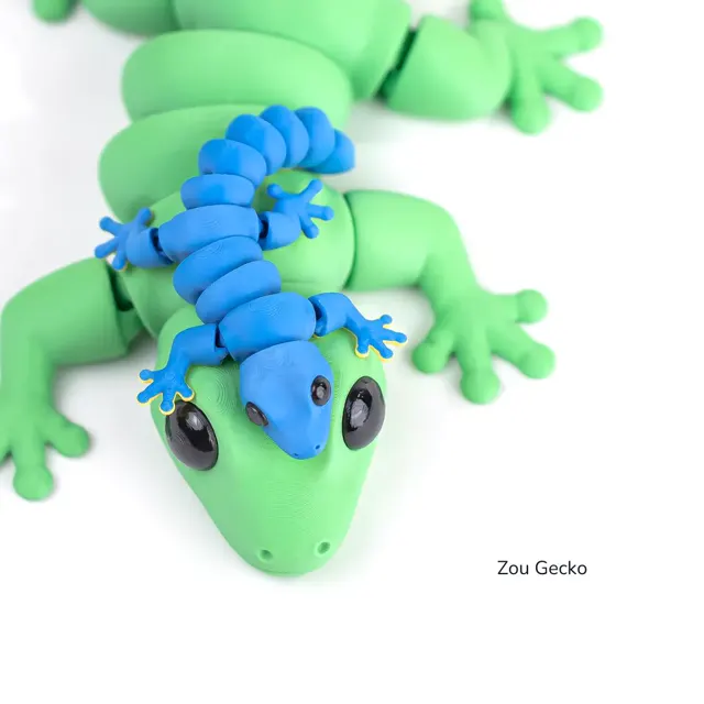 Lagartixa articulada impressa em 3D