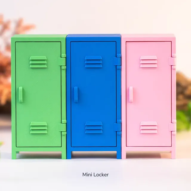 Mini locker impresso em 3D
